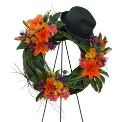 The Good Times Wreath from Monrovia Floral in Monrovia, CA