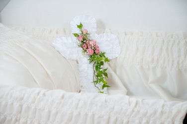 Cross Pillow from Monrovia Floral in Monrovia, CA