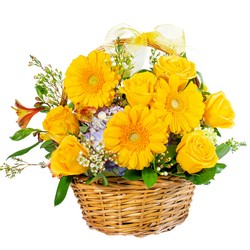 Basket Full of Sunshine from Monrovia Floral in Monrovia, CA