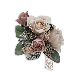 Victorian Blush Wrist Corsage from Monrovia Floral in Monrovia, CA