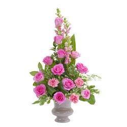 Peaceful Pink Small Urn  from Monrovia Floral in Monrovia, CA