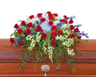 Honor Casket Spray from Monrovia Floral in Monrovia, CA