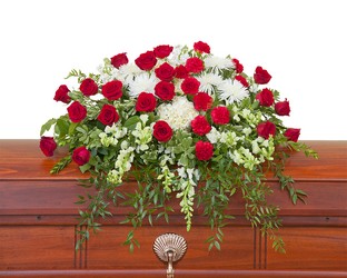 Enduring Strength Casket Spray from Monrovia Floral in Monrovia, CA