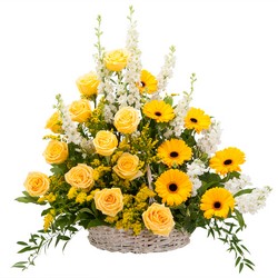 Ray of Sunshine Basket Tribute from Monrovia Floral in Monrovia, CA